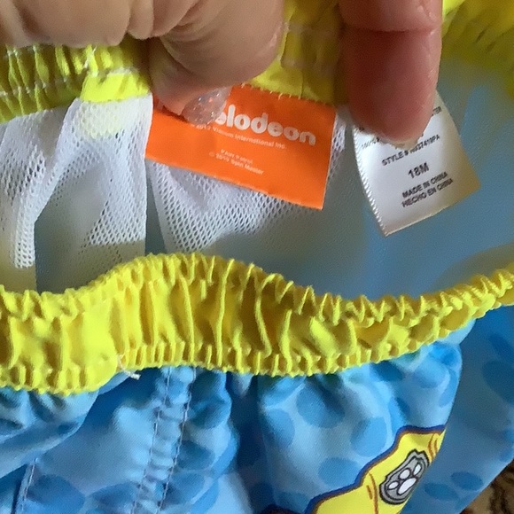 Nickelodeon PAW PATROL swim trunks elastic waist blue size 6/9mo blue - Picture 3 of 8